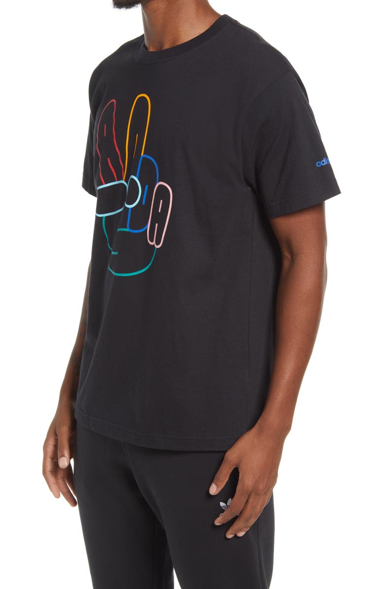 adidas Originals addidas Originals Men's OG Peace Sign Graphic Tee, Alternate, color, 