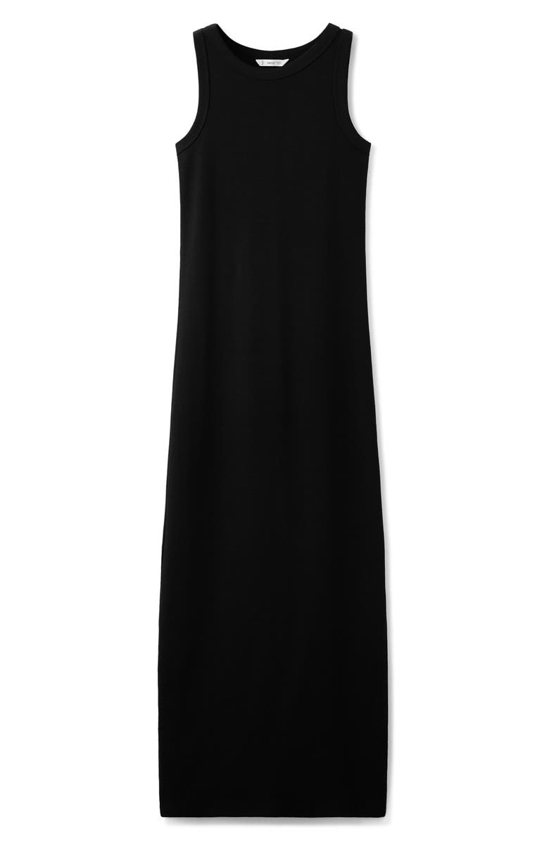 MANGO TEEN Rib Knit Tank Maxi Dress, Main, color, 