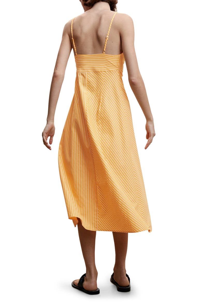 Stripe A-Line Sundress, Alternate, color, YELLOW