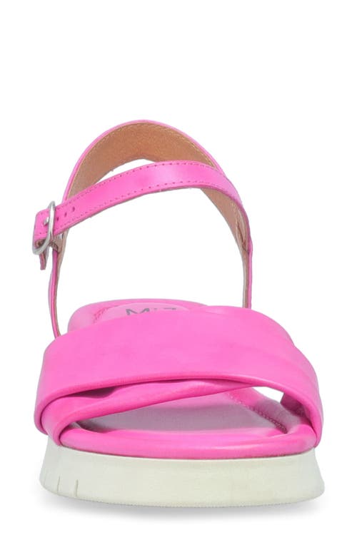 Miz Mooz Caylee Lug Sole Sandal In Fuchsia