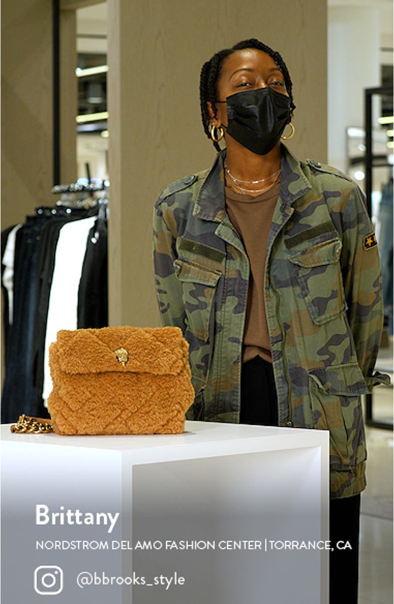 Kensington Faux Fur Crossbody Bag, sales video thumbnail