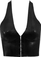HOUSE OF CB Ariadne Latex Halter Top