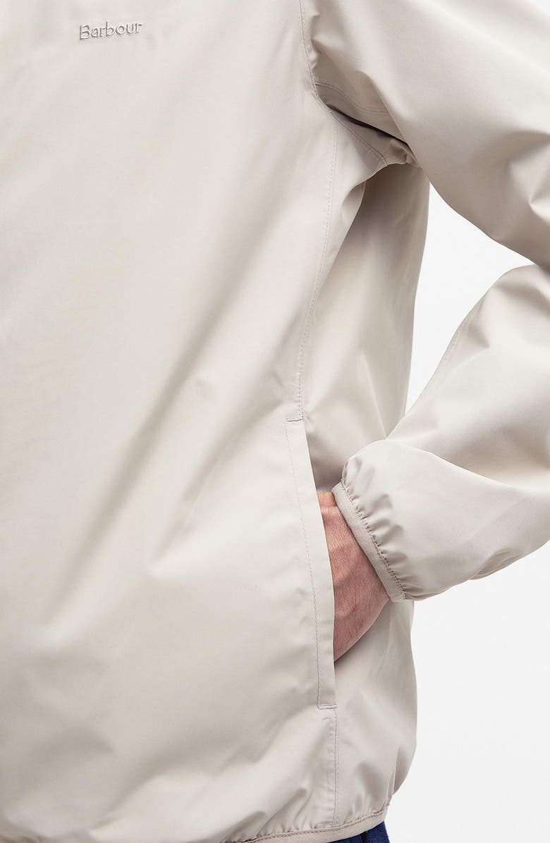 Barbour Korbel Zip-Up Rain Jacket, Alternate, color, Mist