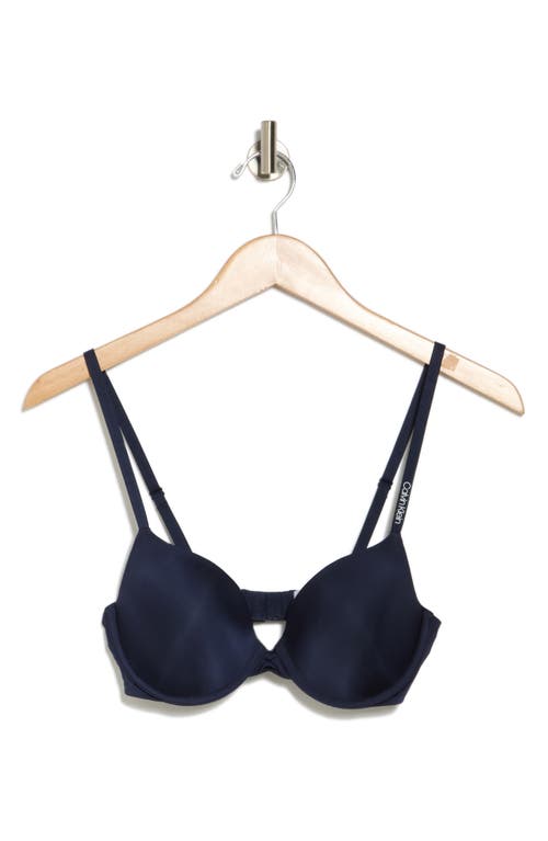Shop Calvin Klein Pure Micro Demi Bra In Shoreline