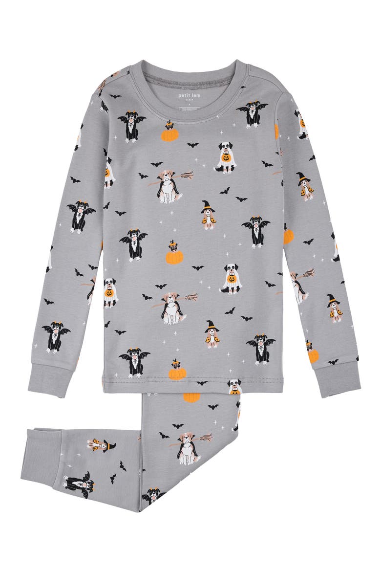 Kids' 2-Piece Cotton Pajamas, Main, color, MEDIUM GREY