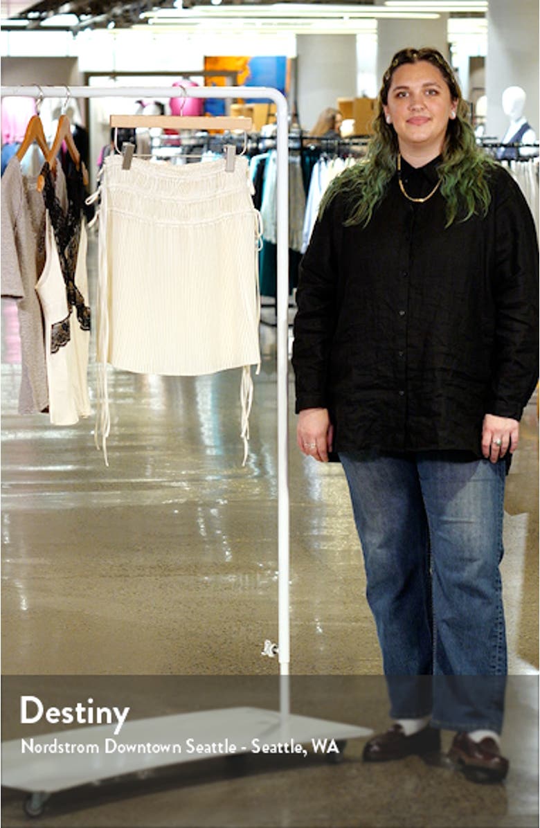 Pleated Drawstring Waist Skirt, sales video thumbnail