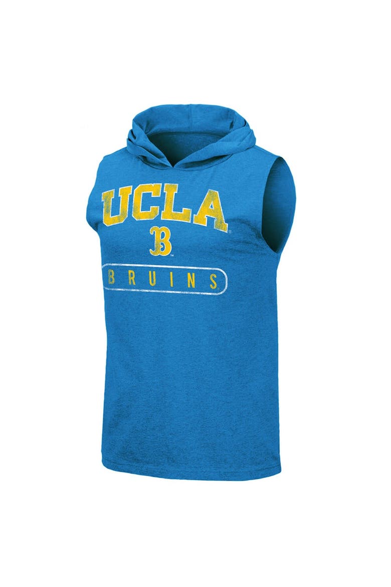 Men's Colosseum Blue UCLA Bruins Varsity Hoodie Tank Top, Alternate, color, Blue