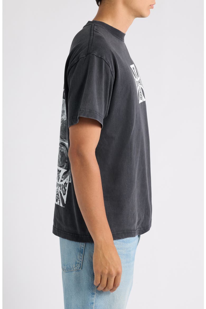 WCC Custom Built Graphic T-Shirt, Alternate, color, BLACK WASH