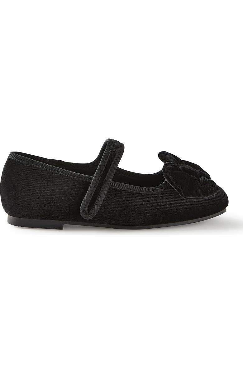 Cotton On Kids Kid's Olivia Ballet Flat, Main, color, Black Velvet