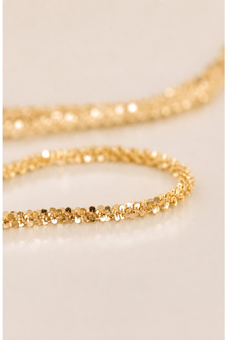 Twisted Rock Chain Necklace, Alternate, color, GOLD PLATED