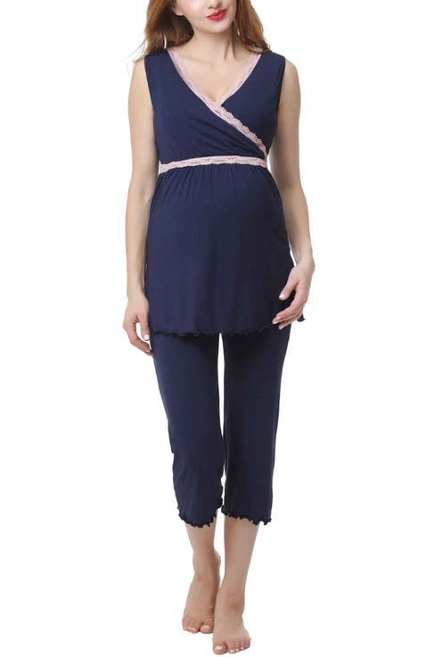 Penny Maternity/Nursing Pajamas Set