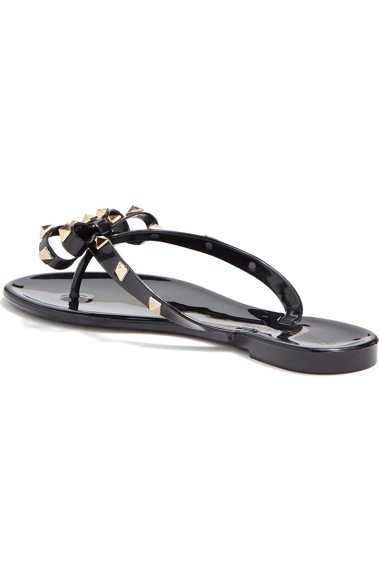 WILD DIVA LOUNGE Studded Jelly Sandal, Alternate, color,