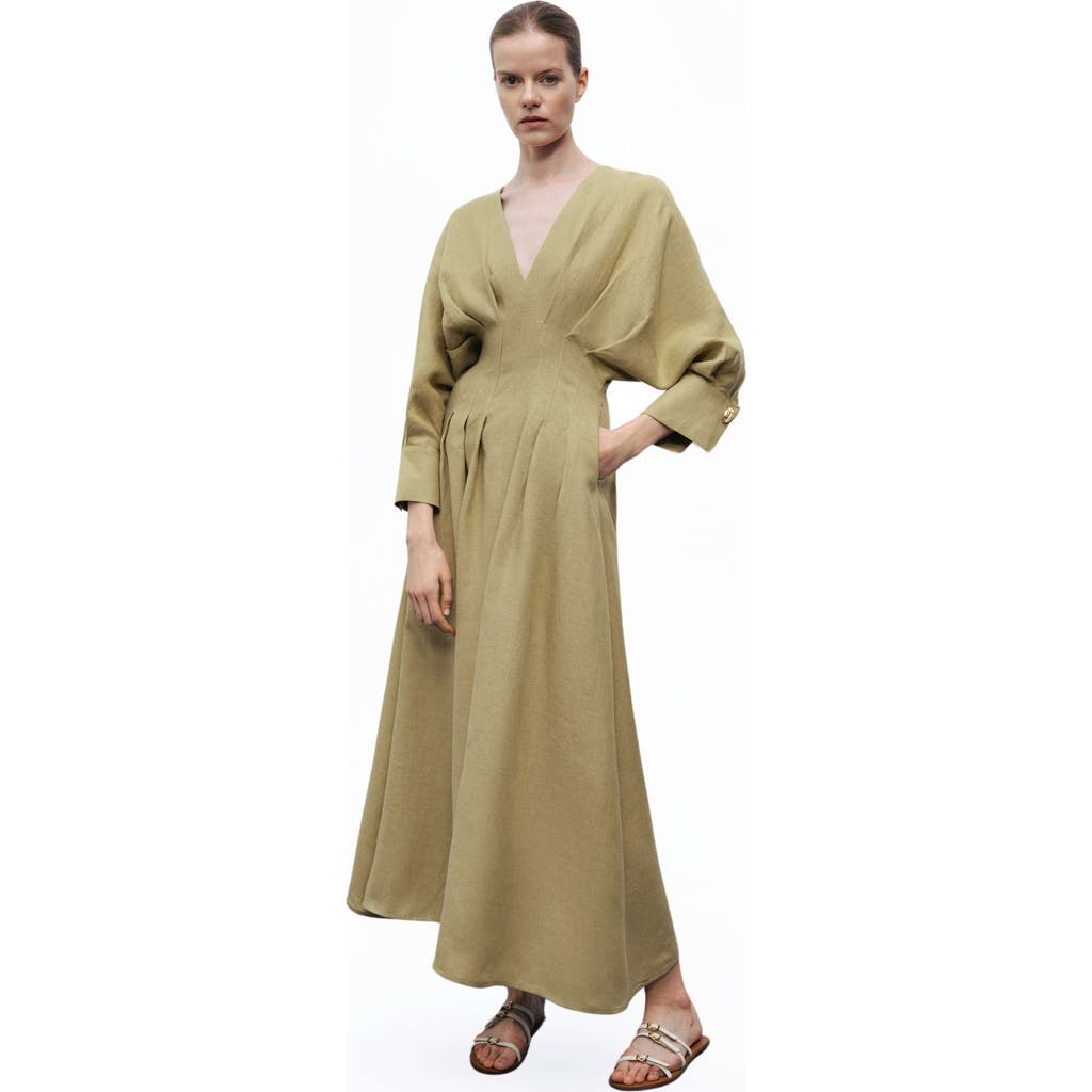 Shop Nocturne Pleated Midi Dress