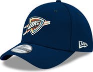 New Era Men's New Era Navy Oklahoma City Thunder Team Classic 39THIRTY Flex Hat