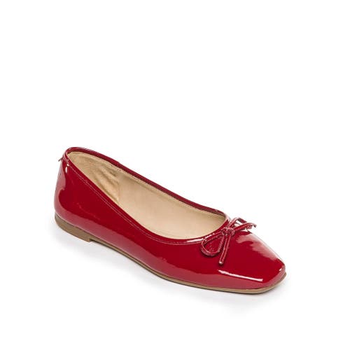 Shop Bernardo Footwear Gwynn Ballet Flat In Dark Red