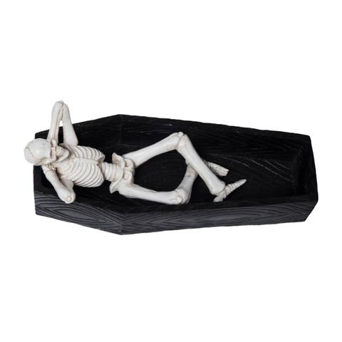 Chilling In Coffin Figurine