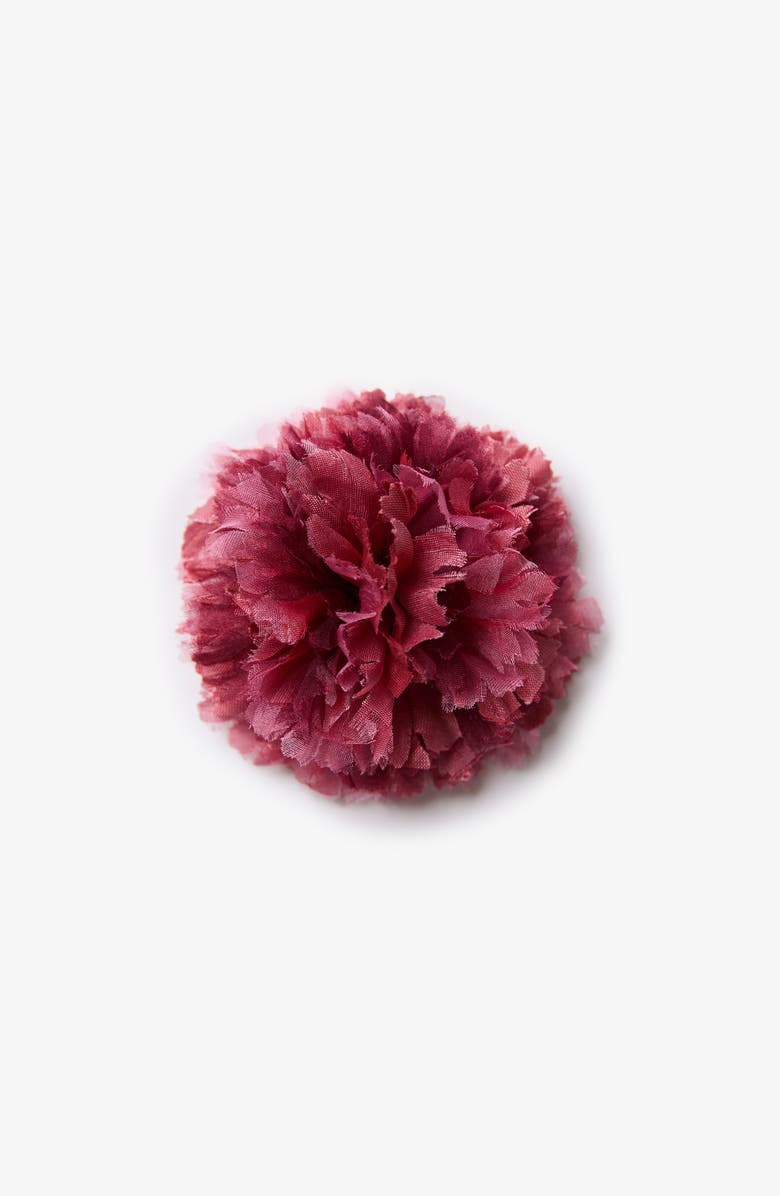 Helena Simon The Dark Pink Carnation Floral Brooch, Main, color, Dark Pink