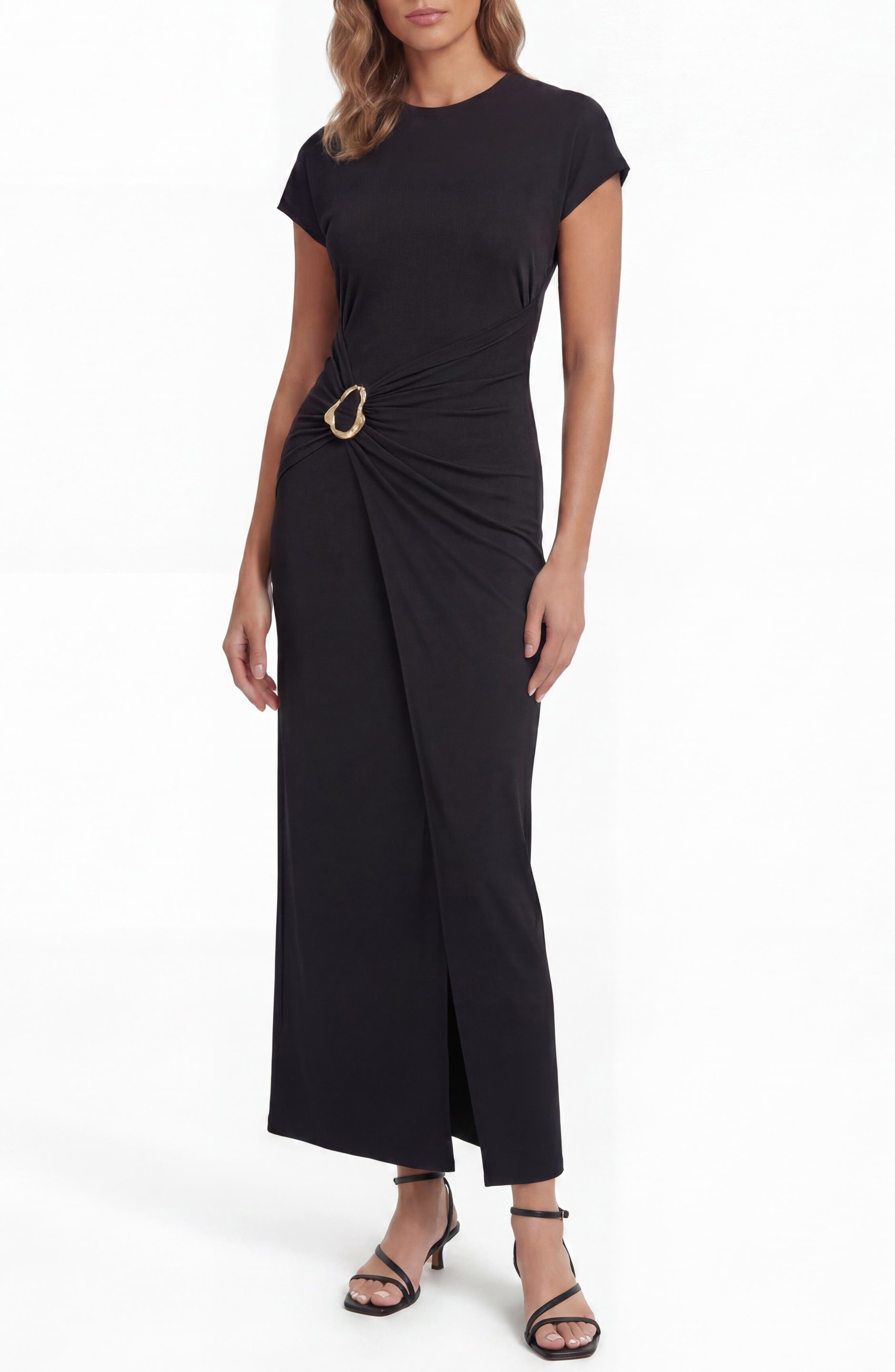 Maya Side Twist Maxi Dress