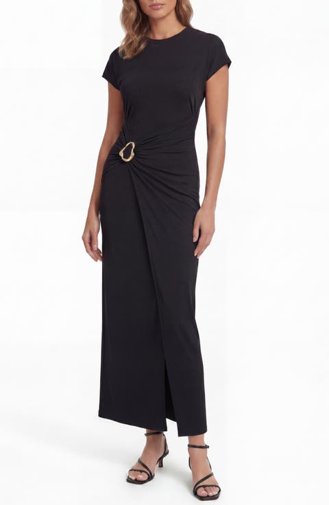 Maya Side Twist Maxi Dress