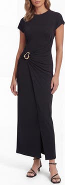 BY DESIGN Maya Side Twist Maxi Dress