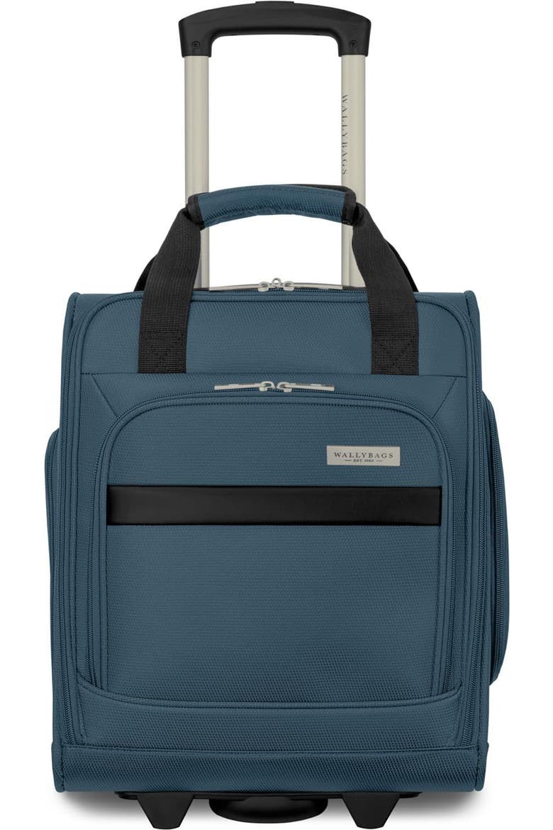 Stratford Softside 16" Underseat Carry On Luggage, Main, color, Teal