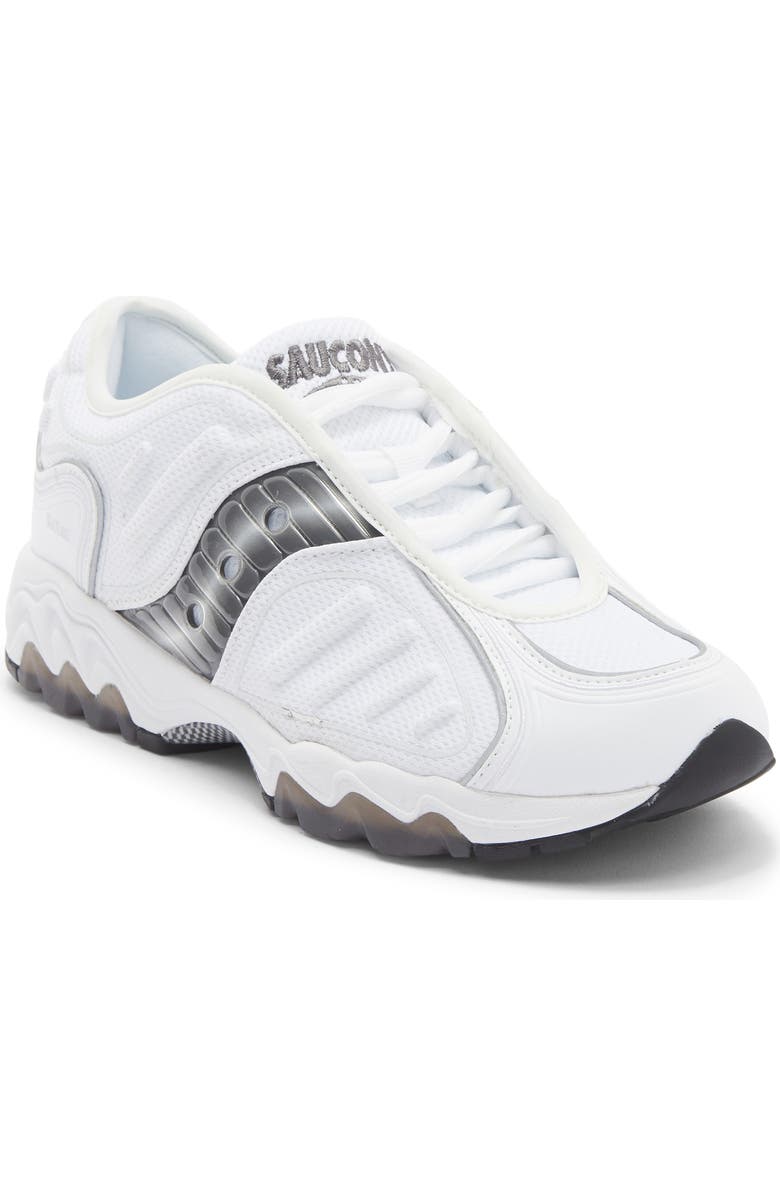 Saucony Gender Inclusive Matrix Sneaker, Main, color, White/ Metallic