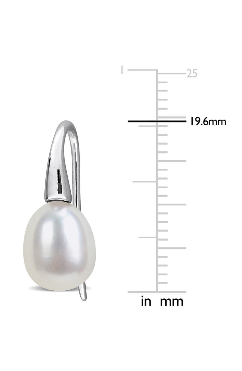 DELMAR Cultured Freshwater Pearl Drop Earrings, Alternate, color, White