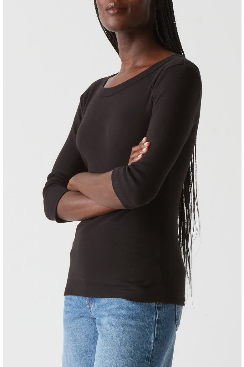 Basic Band Crewneck T-Shirt, Alternate, color, BLACK