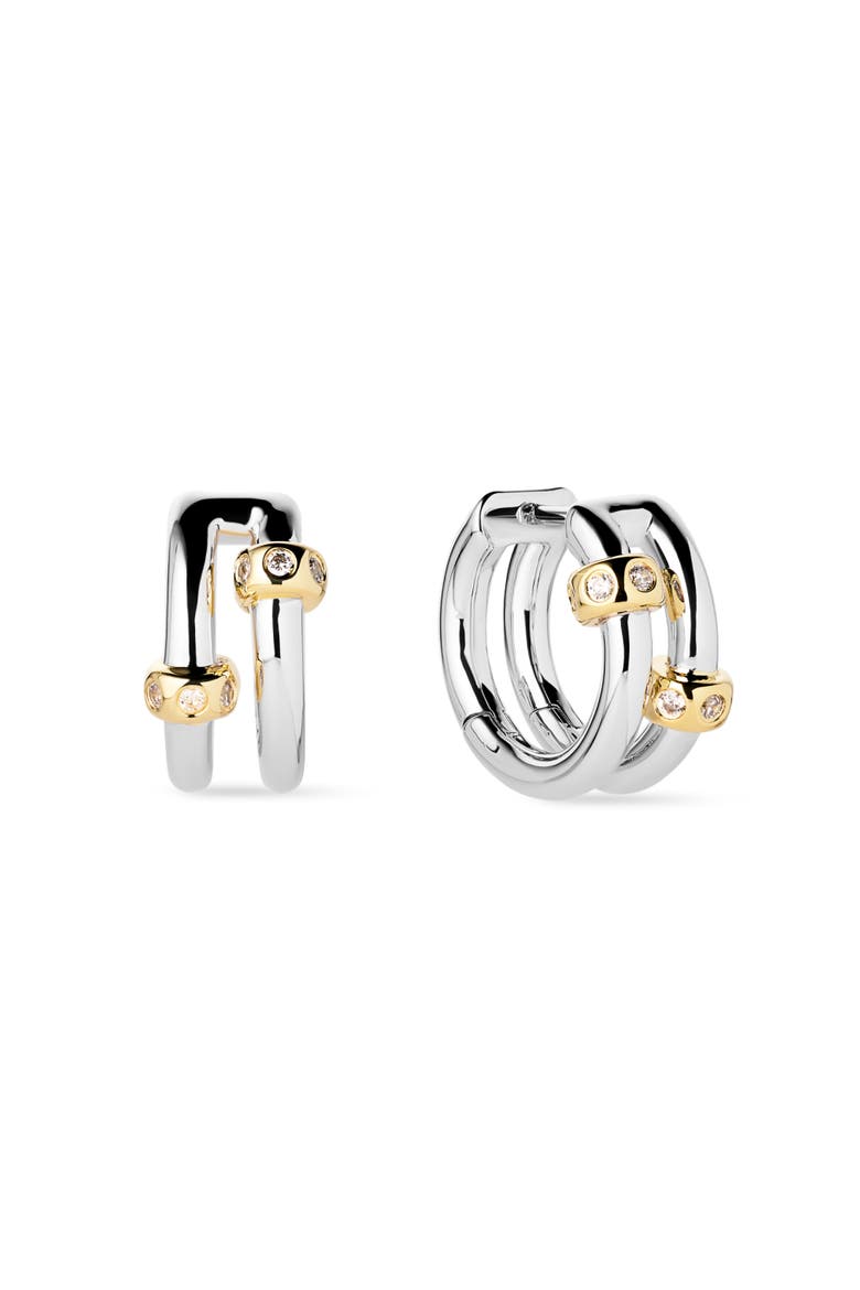 Silver Earrings - Cyrus Double, Main, color, Silver