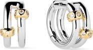 Ana Luisa Silver Earrings - Cyrus Double