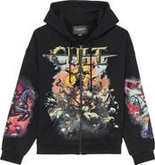 Cult of Individuality Horseman Full Zip Graphic Hoodie