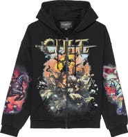 Cult of Individuality Horseman Full Zip Graphic Hoodie