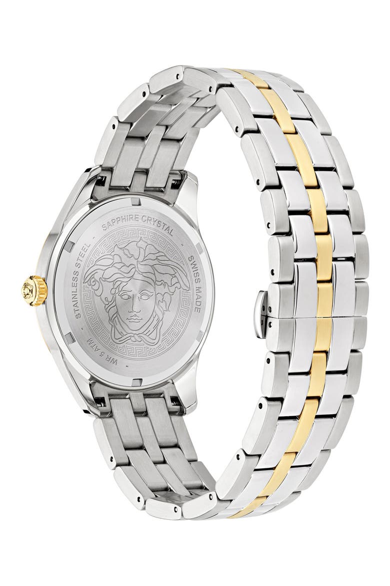 Greca Time Bracelet Watch, 41mm, Alternate, color, TWO TONE