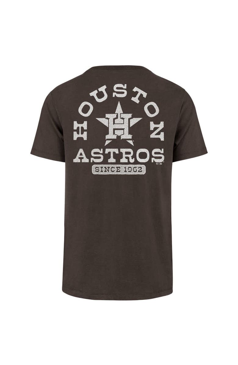 '47 Men's '47 Brown Houston Astros Back Canyon Franklin T-Shirt, Alternate, color, 
