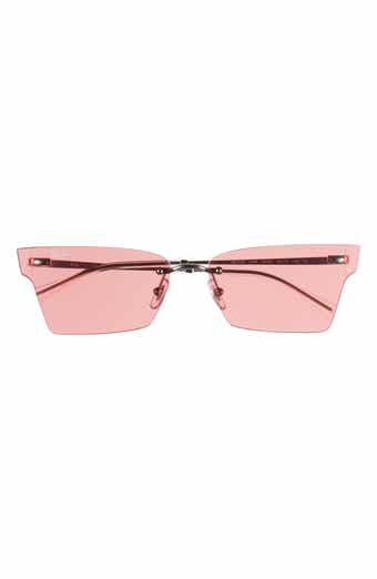 Ray-Ban 64mm Frameless Butterfly Sunglasses