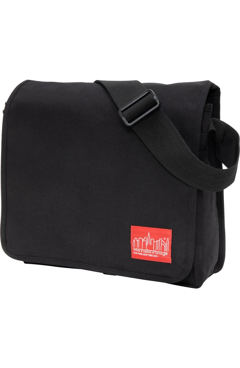Manhattan Portage DJ Crossbody Bag, Alternate, color, Black