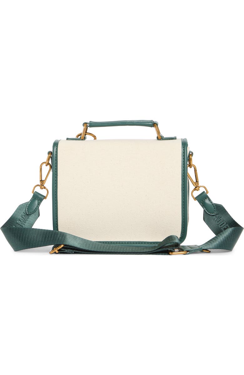 Steve Madden Brinley Canvas Crossbody Bag, Alternate, color, Canvas/ Military Green/ Navy