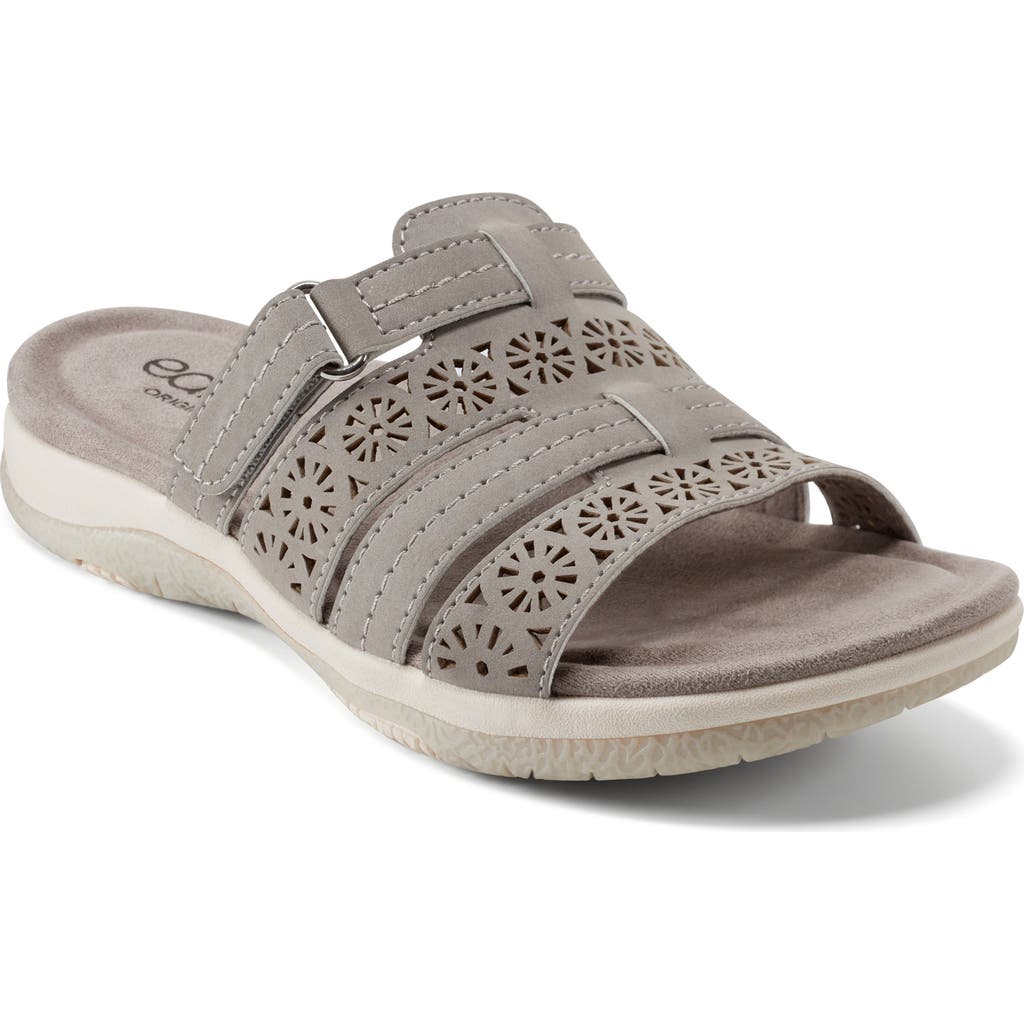 Earth Women's Sinci Fisherman Flat Slip-on Sandals In Grey