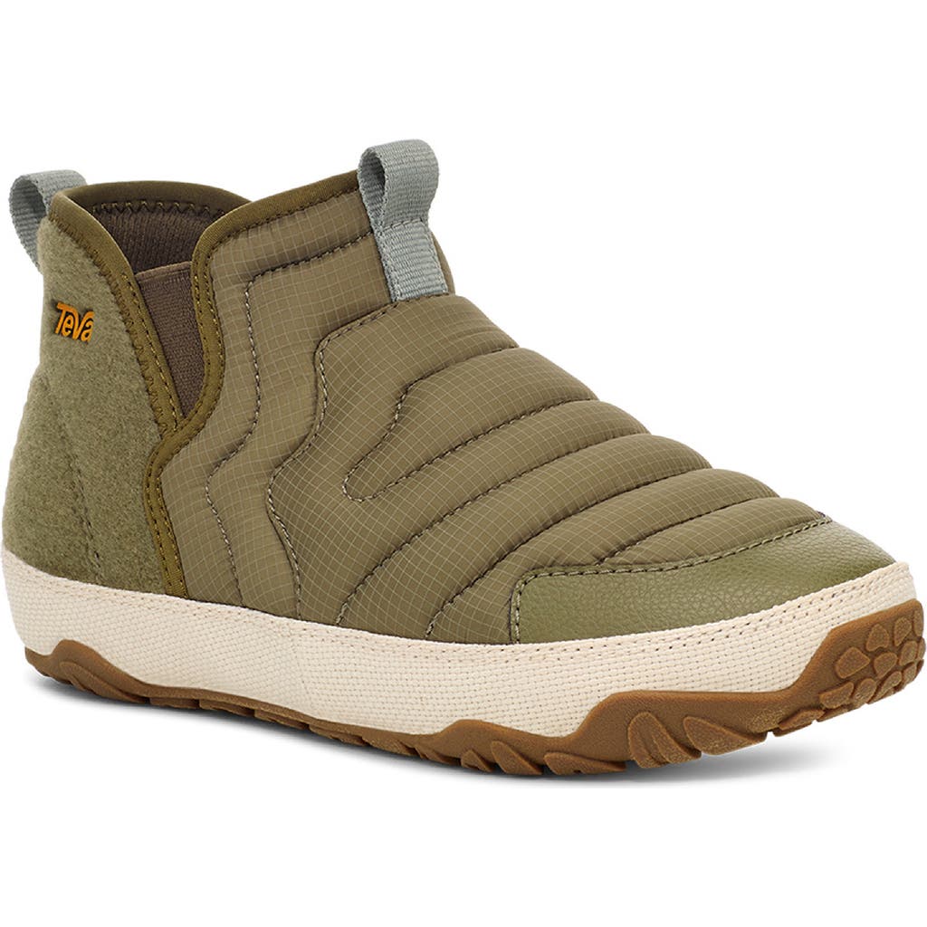 Teva Reember Terrain Quilted Mid Slipper In Green