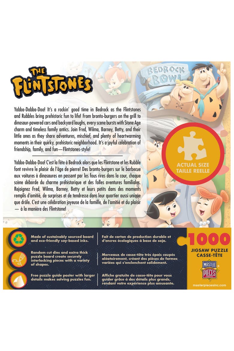 Flintstones Yabba Dabba 1000pc Puzzle, Alternate, color, Multicolor