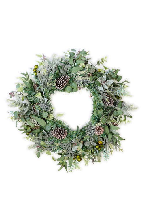Mackenzie-childs Mackenzie Childs Holiday Spruce Urn Wreath In Green