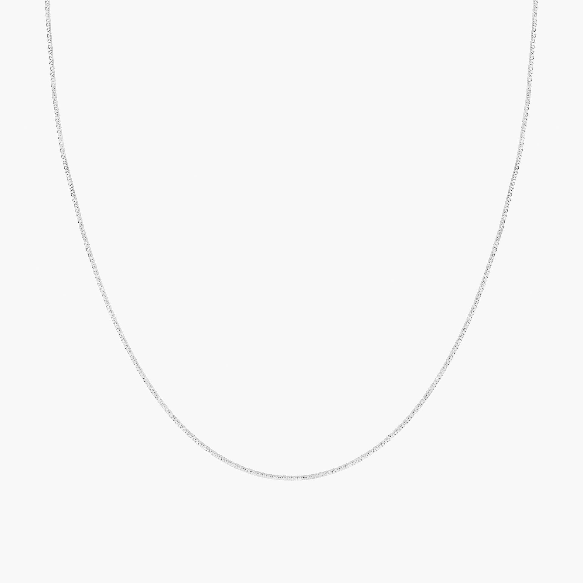 Bearfruit Jewelry 18k Gold Plated Sterling Silver Lydia Basic Box Chain ...