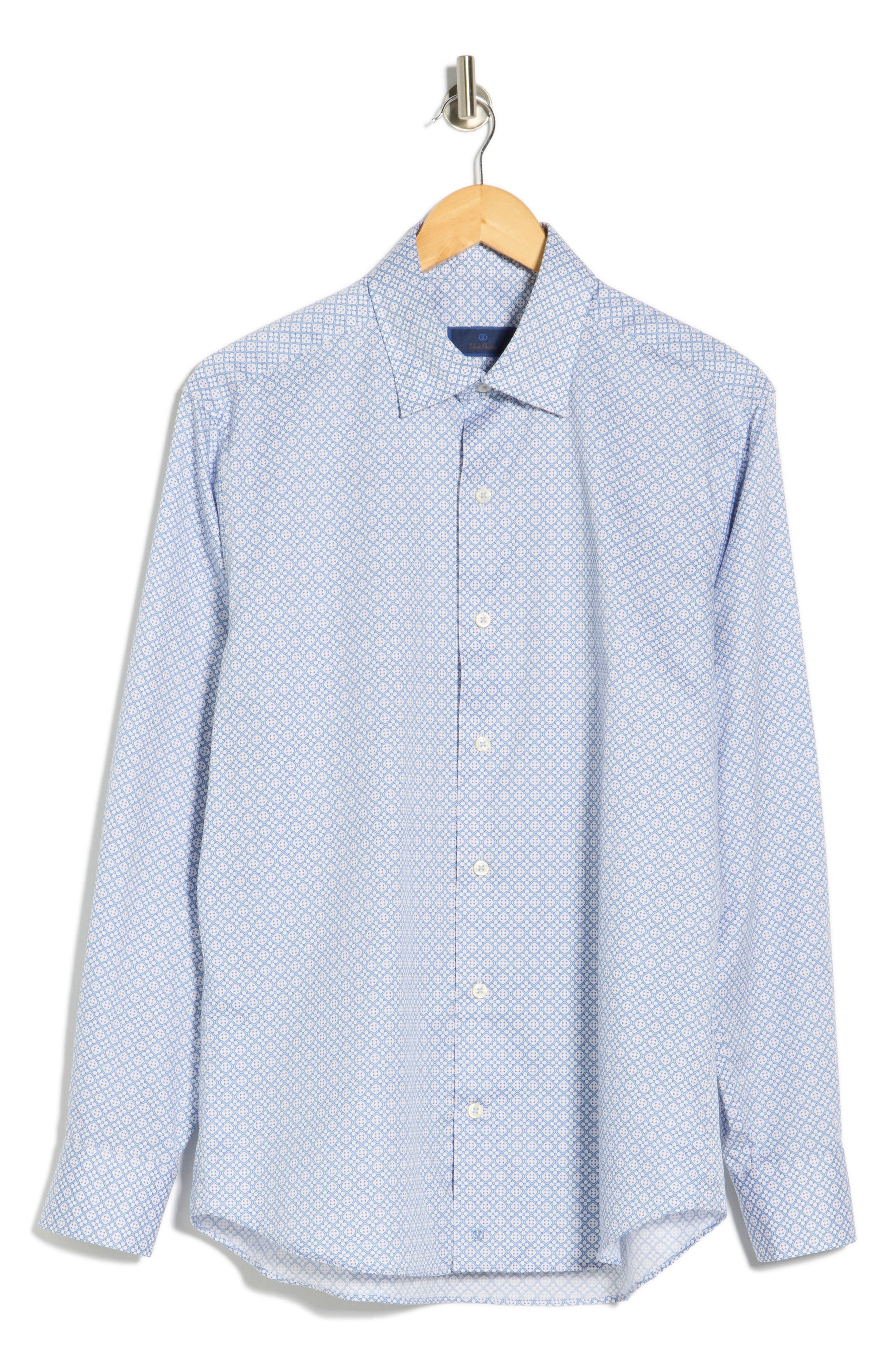 David Donahue Casual Cotton Sport Shirt