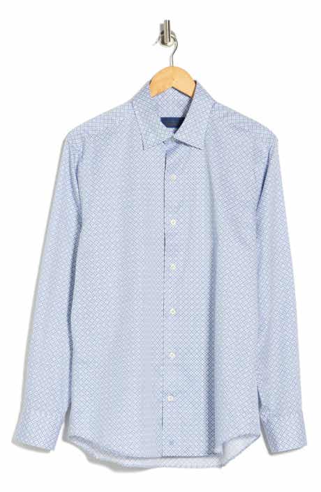 David Donahue Casual Cotton Sport Shirt