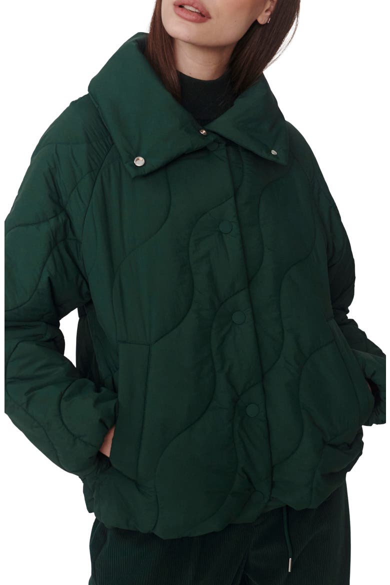 Fabia Quilted Jacket, Main, color, PONDEROSA PINE