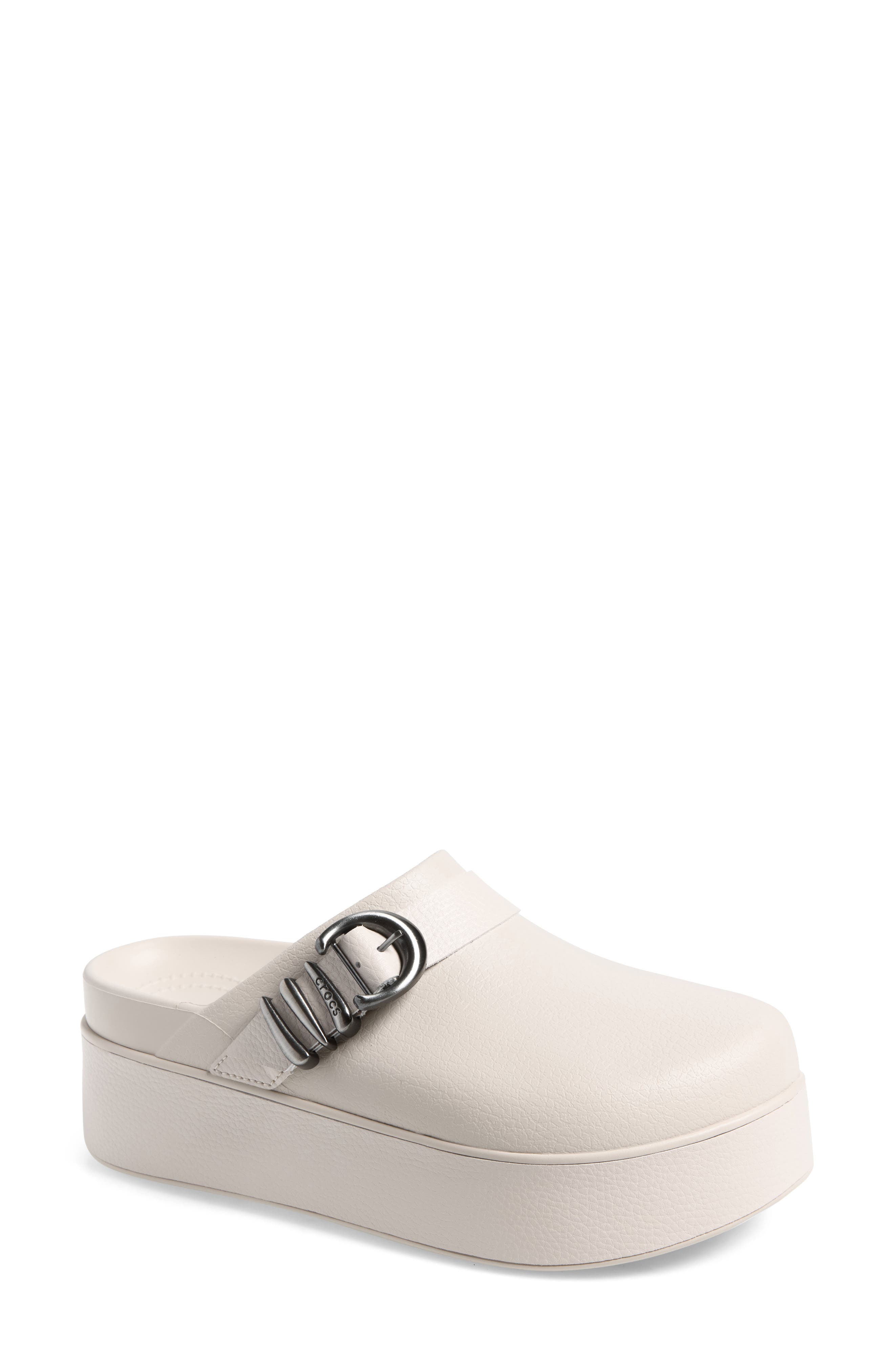 Dylan Boho Buckle Platform Clog, Main, color, COCOA CREAM