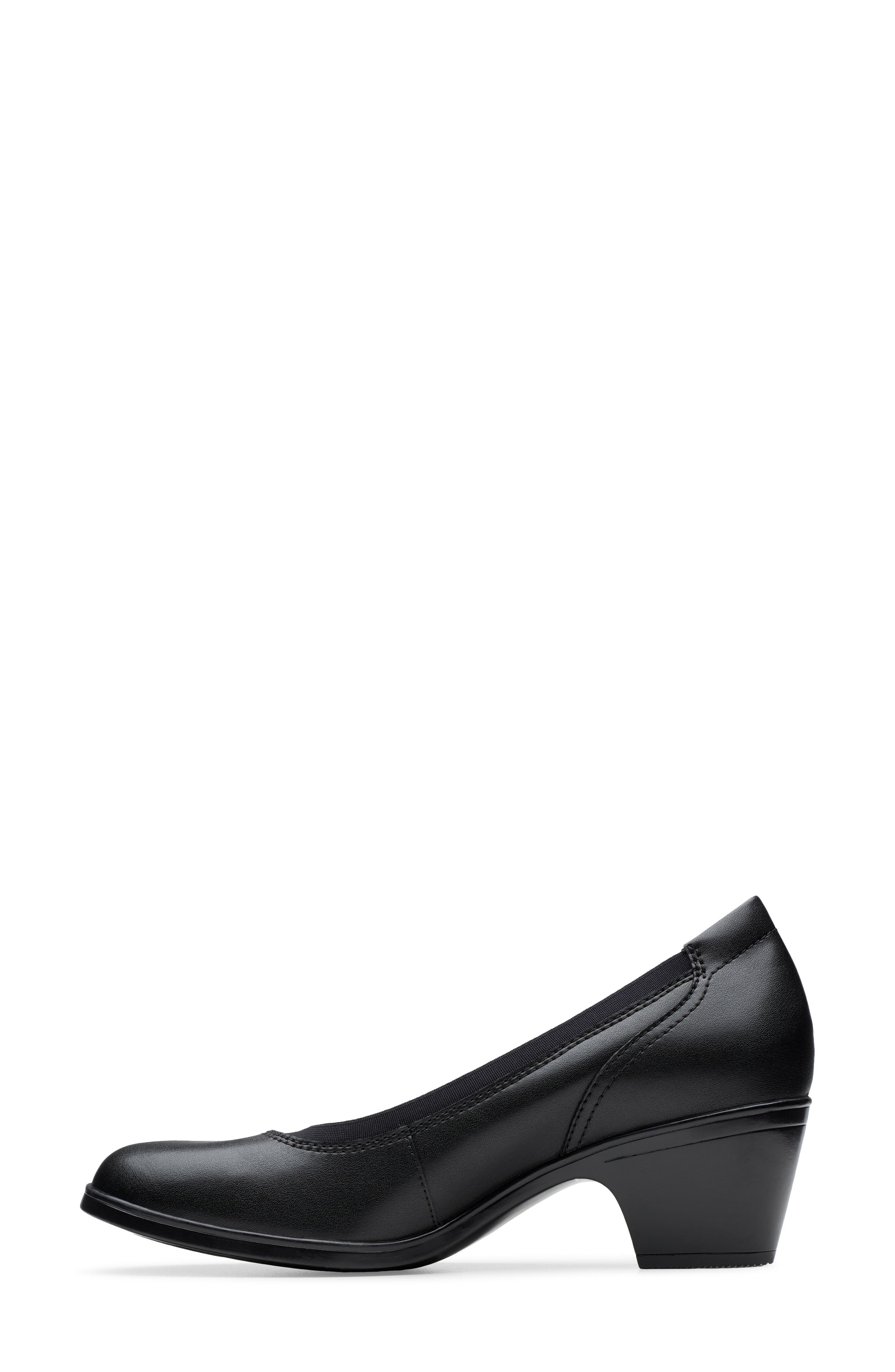 Emily2 Edyth Leather Pump, Alternate, color, BLACK LEATHER