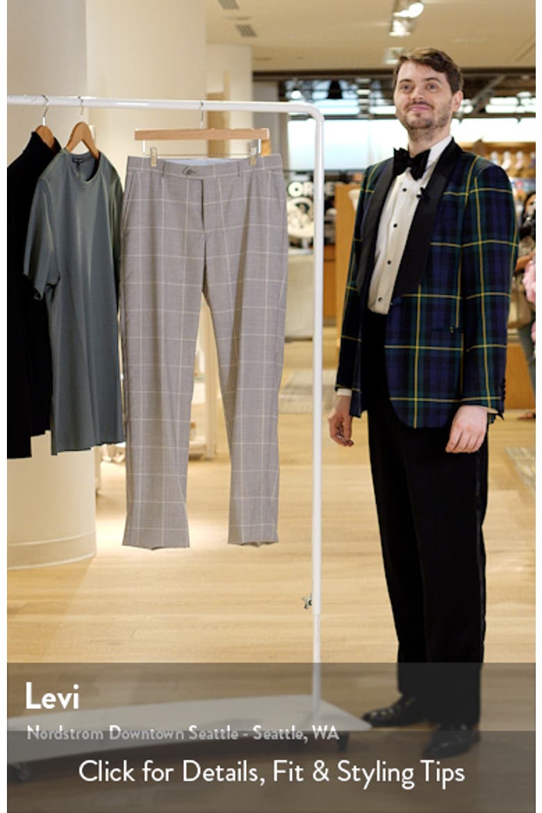 Flat Front Stretch Wool Dress Pants video