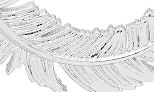 Estella Bartlett Feather Hoop Earrings