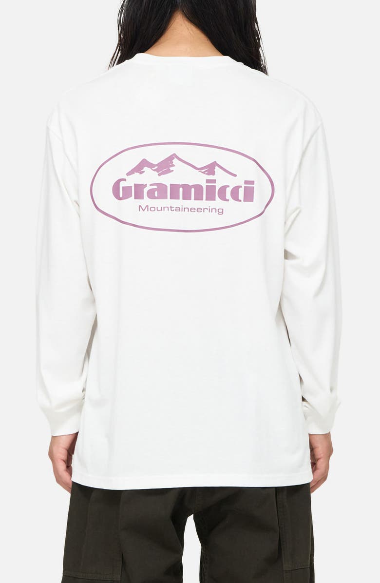 Gramicci Mountaineering Graphic Sweatshirt, Alternate, color, White